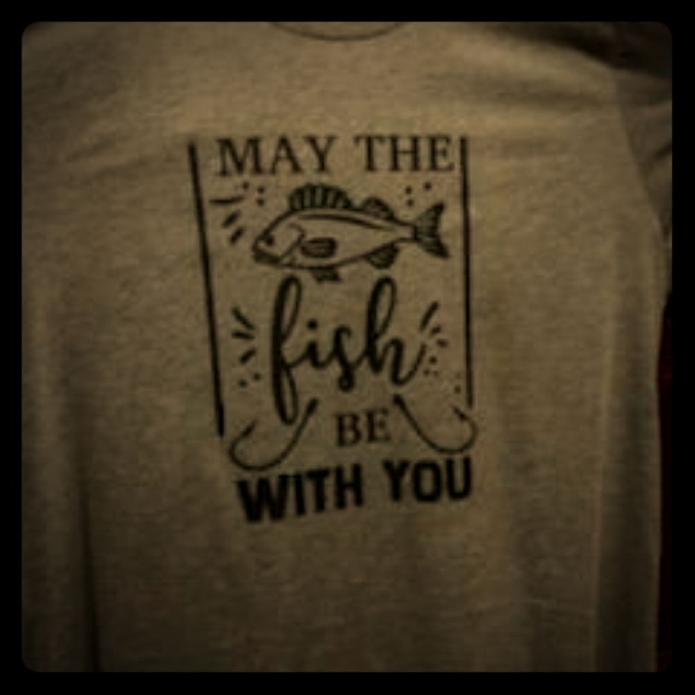 Hubby's fishing gear